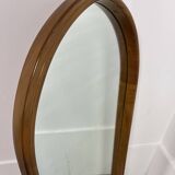 Mirror with wooden frame, ogive shape, 1960s