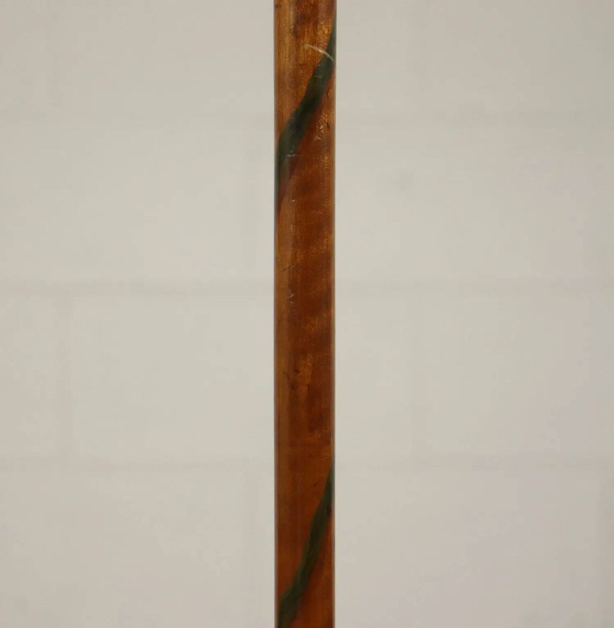 Pair of George IV standing screens in satin wood and fabric, England, 19th century.