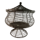 Wrought iron candle holder