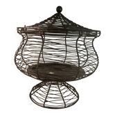 Wrought iron candle holder