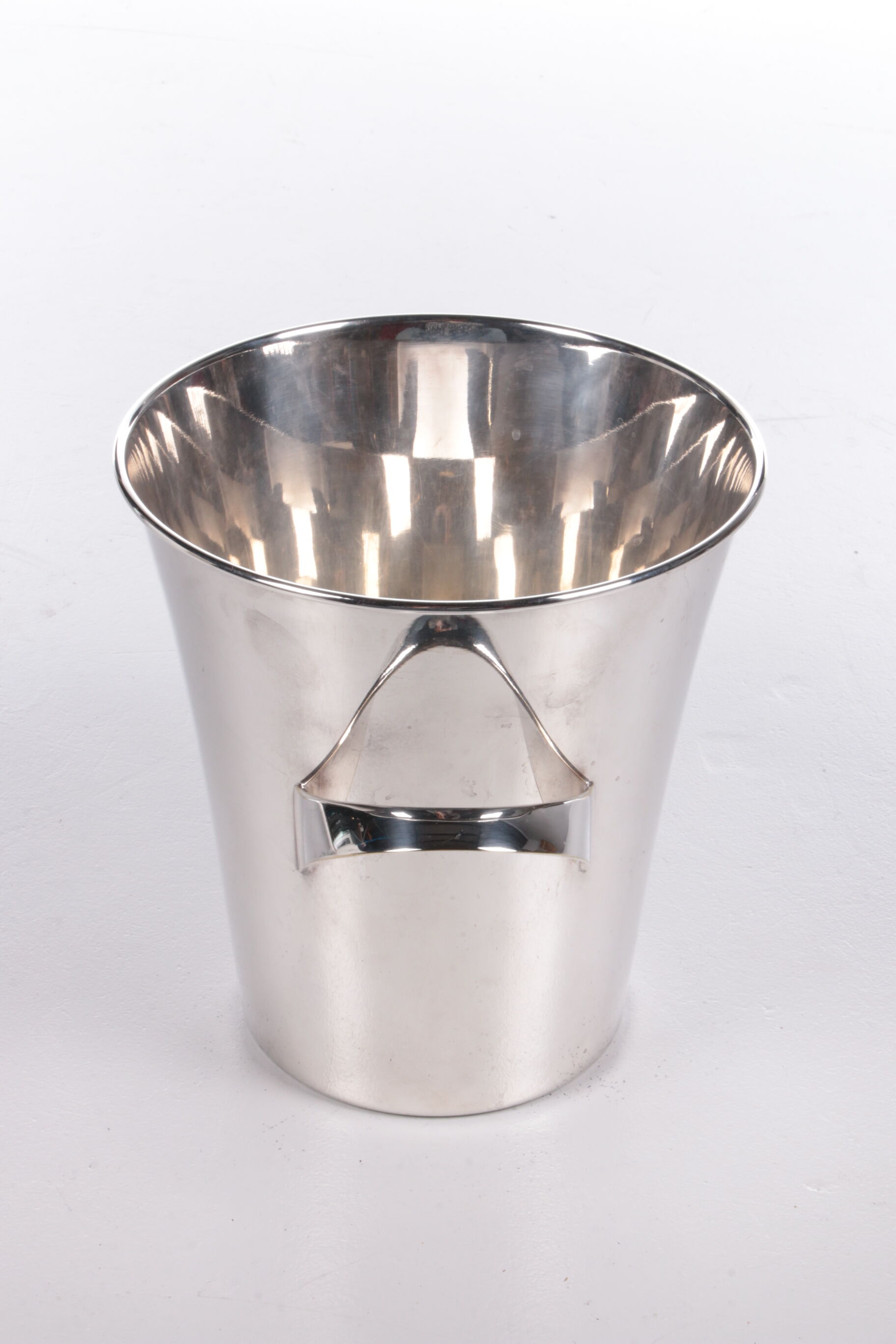 Silver plated designer champagne cooler WMF Kurt Mayer Design, 1950s