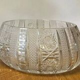 Chiseled crystal cup circa 1970