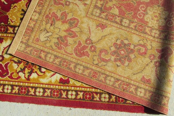 Red and gold carpet, Persian Tabriz, 200 x 285 cm