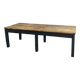 Table de ferme 230 cm - piétement noir - début XXe siècle