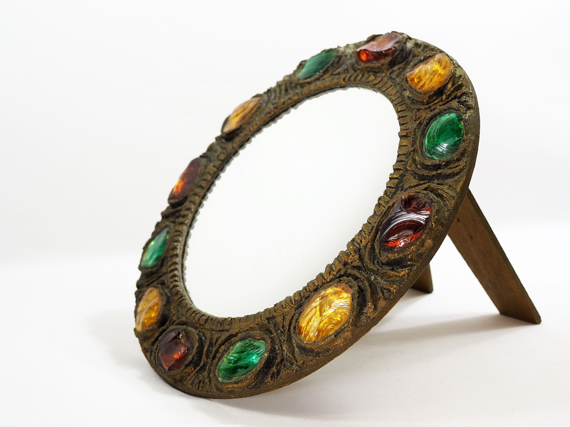 Murano "Creaciones Gobesso" Mirrors In Style of Line Vautrin