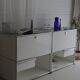 Lot 3 meubles design : usm haller blanc : 1 colonne 2 modules