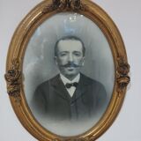 Oval frame portrait