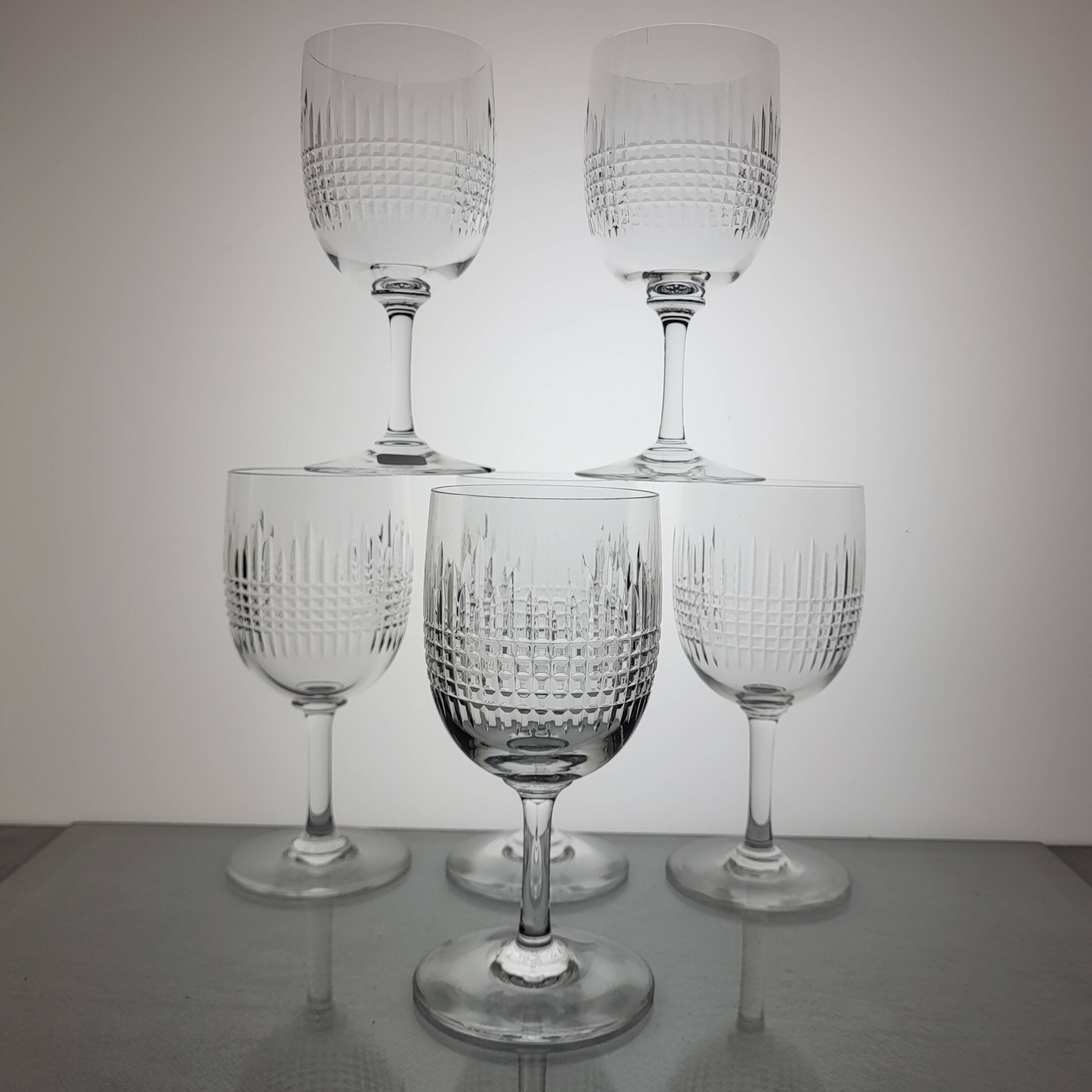 30-piece Baccarat crystal glassware set, Nancy model