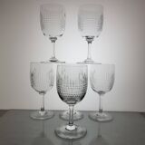 30-piece Baccarat crystal glassware set, Nancy model