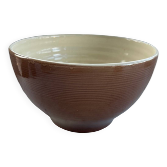 Large stoneware salad bowl