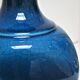Lampe céramique bleue craquelée années 70