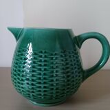 Vintage earthenware pitcher.