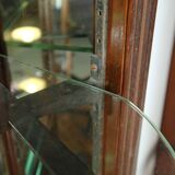 Set of 2 antique display cabinets