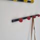 Duo of 4 and 5 ball coat racks