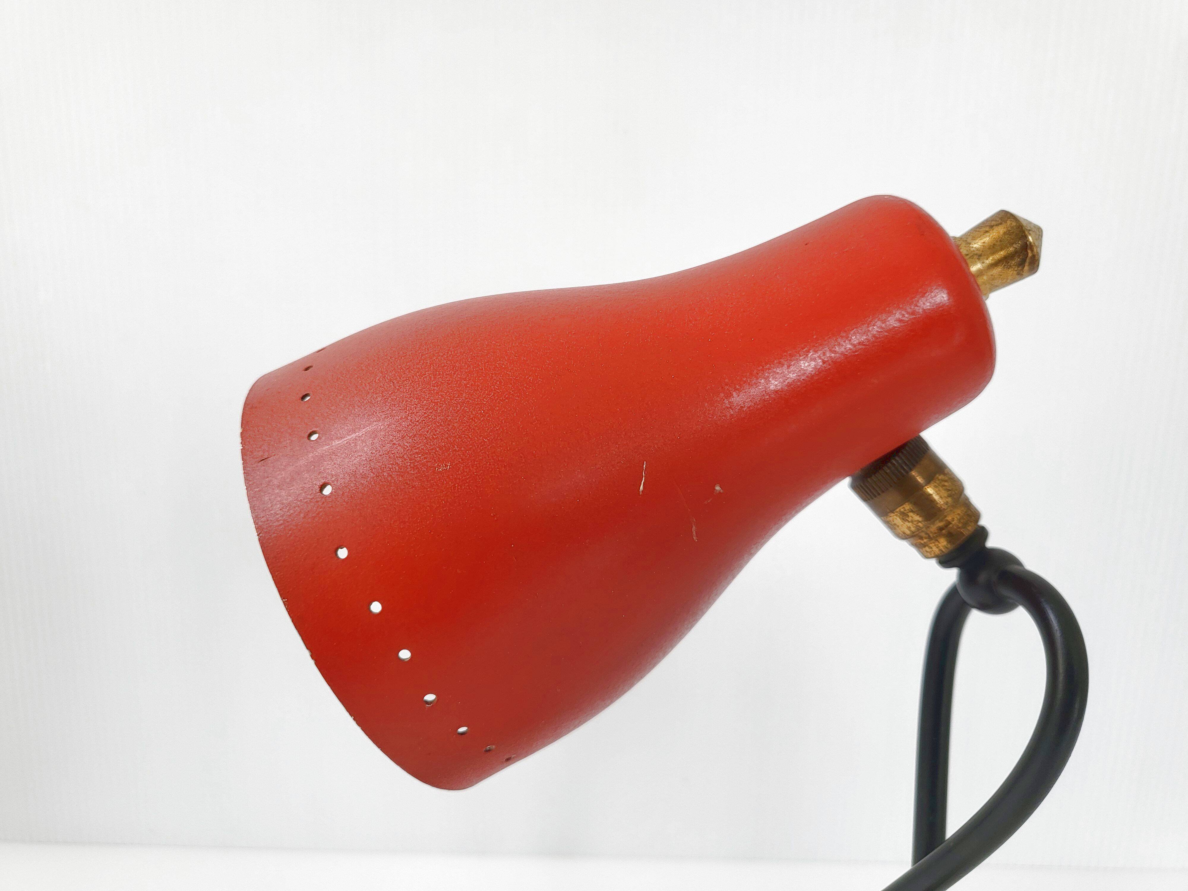 Lampe clé de sol vintage 1950