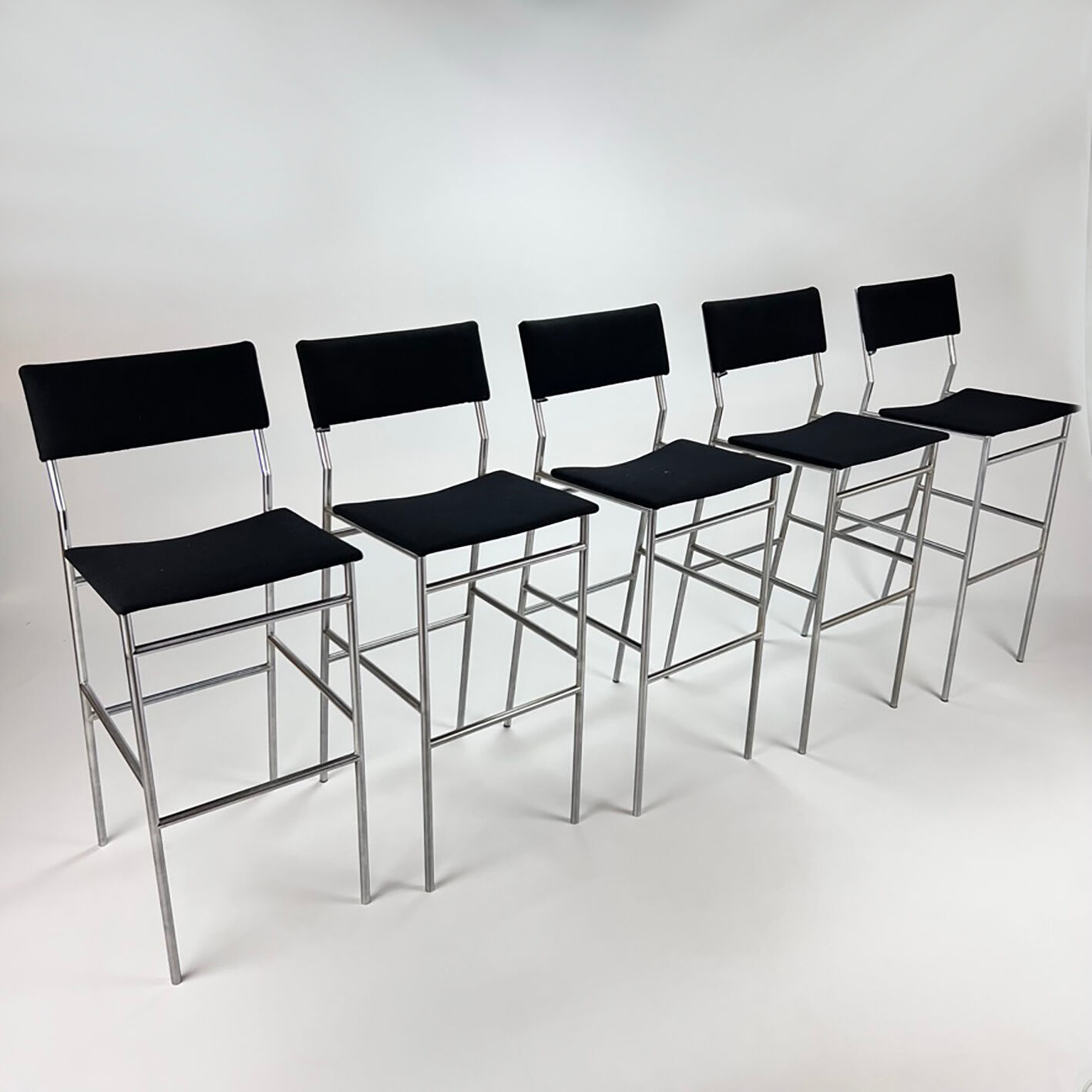 Ensemble de 5 tabourets de bar Spectrum, années 2000
