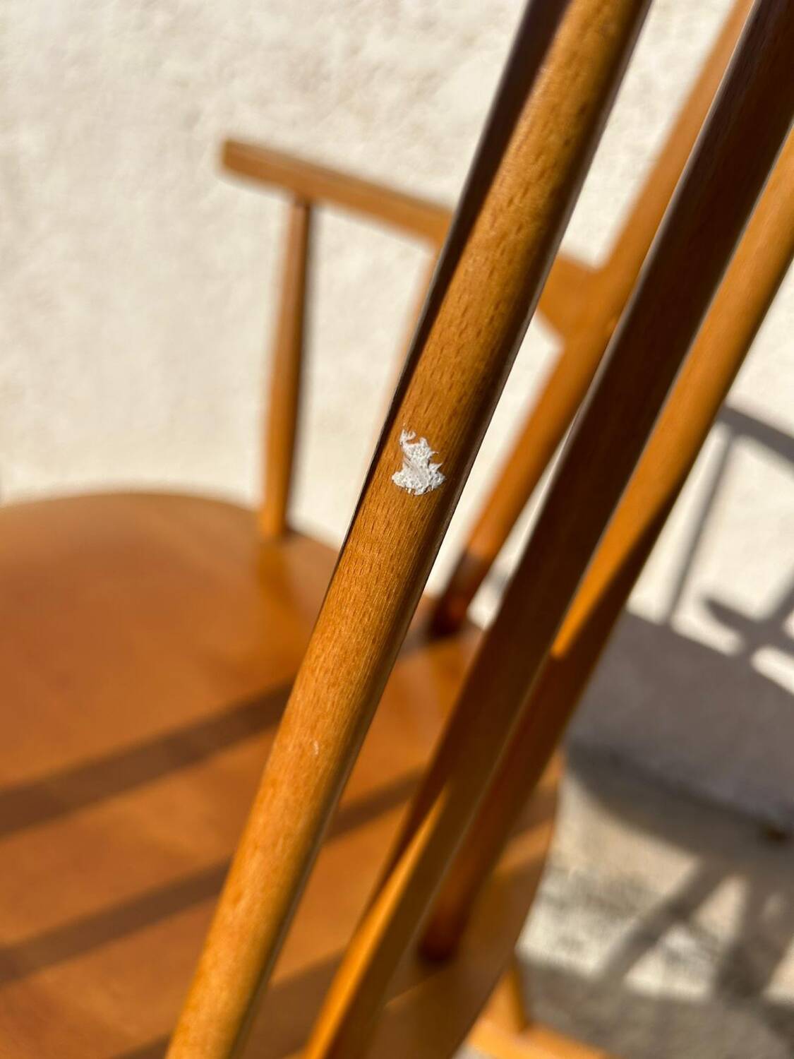 Chaise à bascule vintage