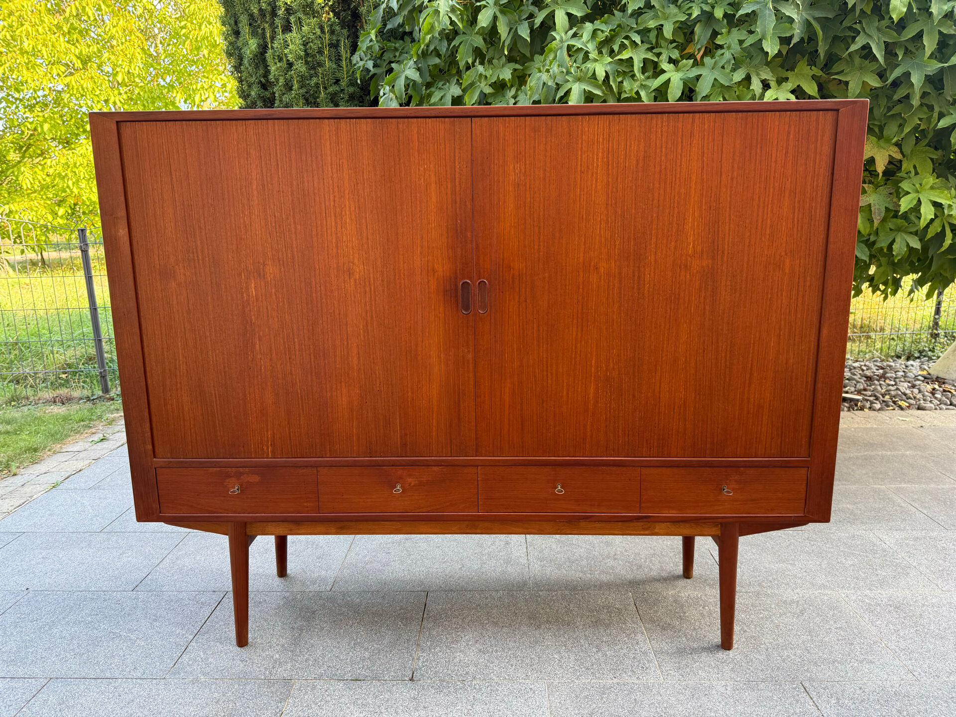 Scandinavian high buffet from the 1960s.