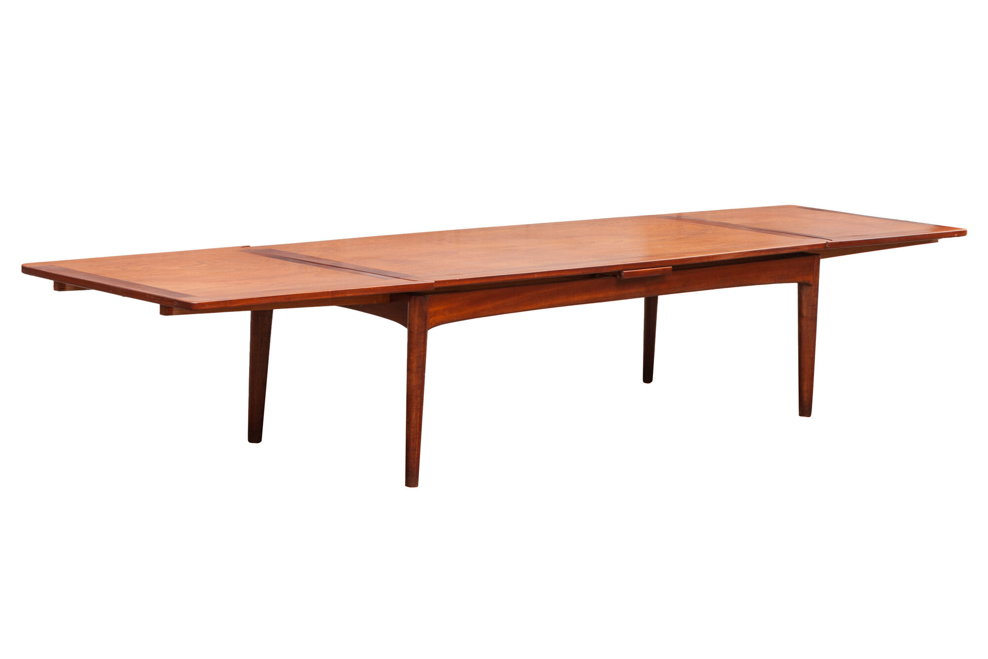 Solid wood extensible table by Jhan Paulussen, 1960