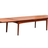 Solid wood extensible table by Jhan Paulussen, 1960