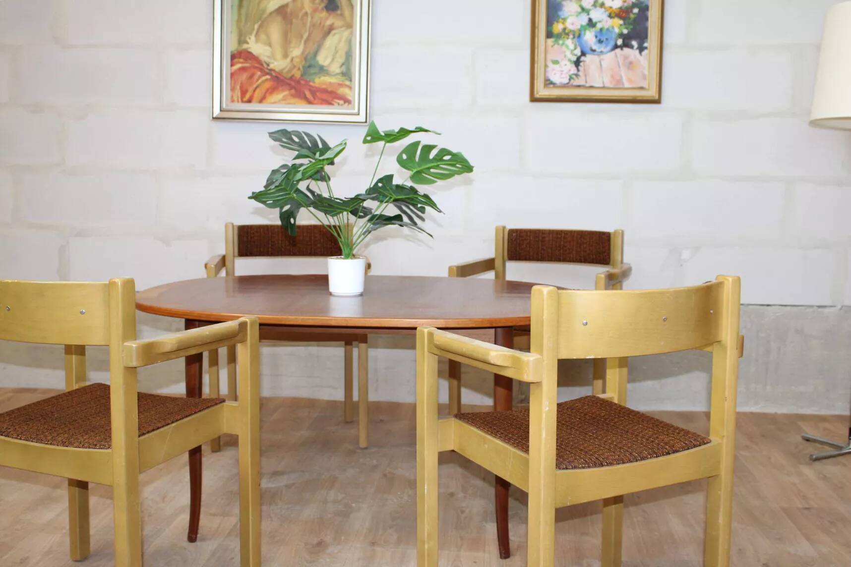 4 vintage Scandinavian Balzar Beskow chairs, Sweden, 1960s