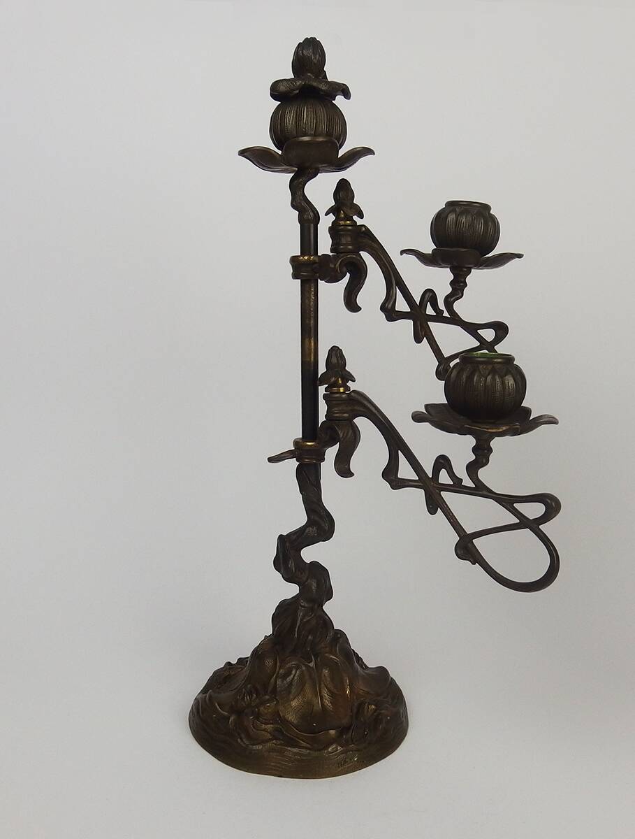 Paire de chandeliers Art Nouveau