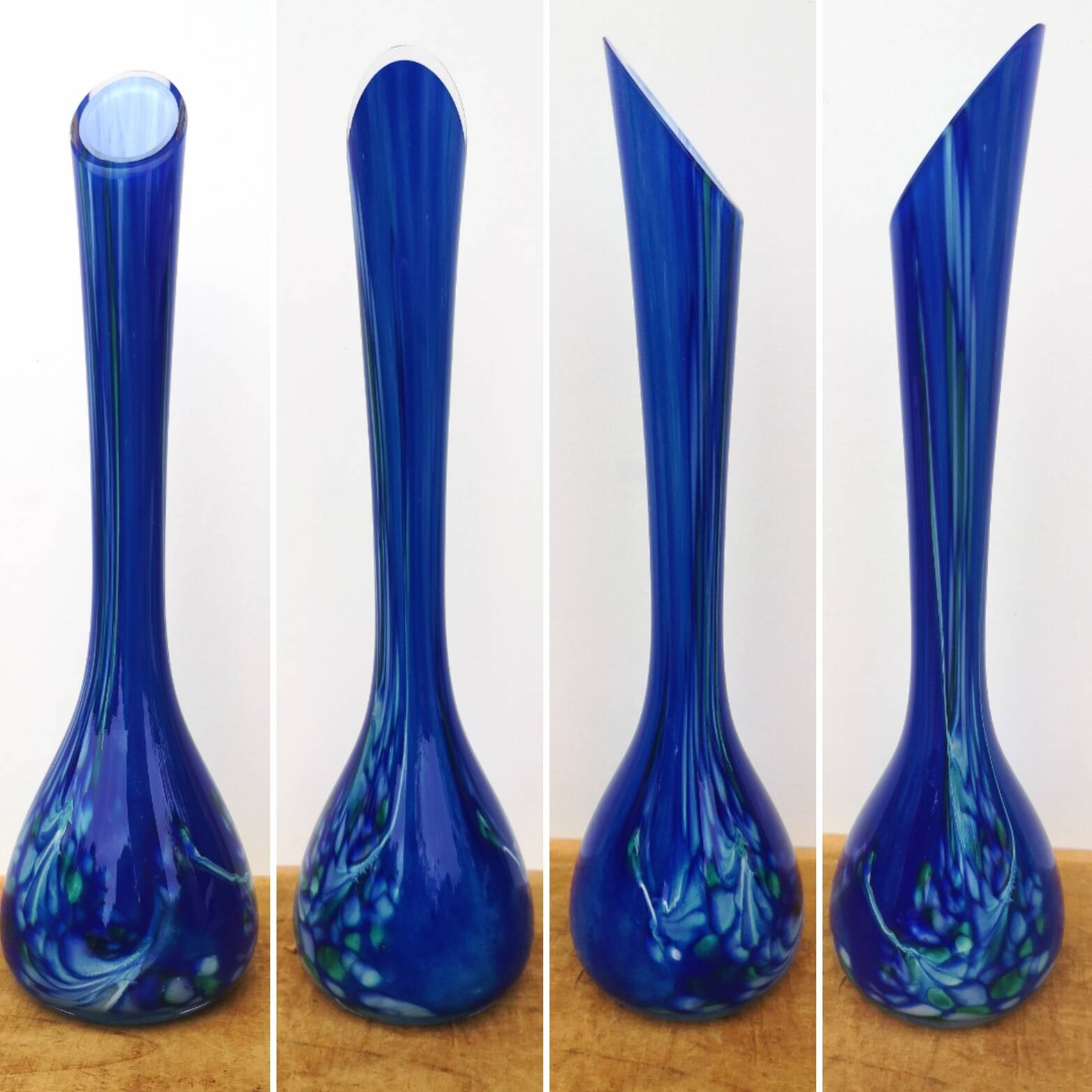 Single-flower vase, La Rochère art glassware