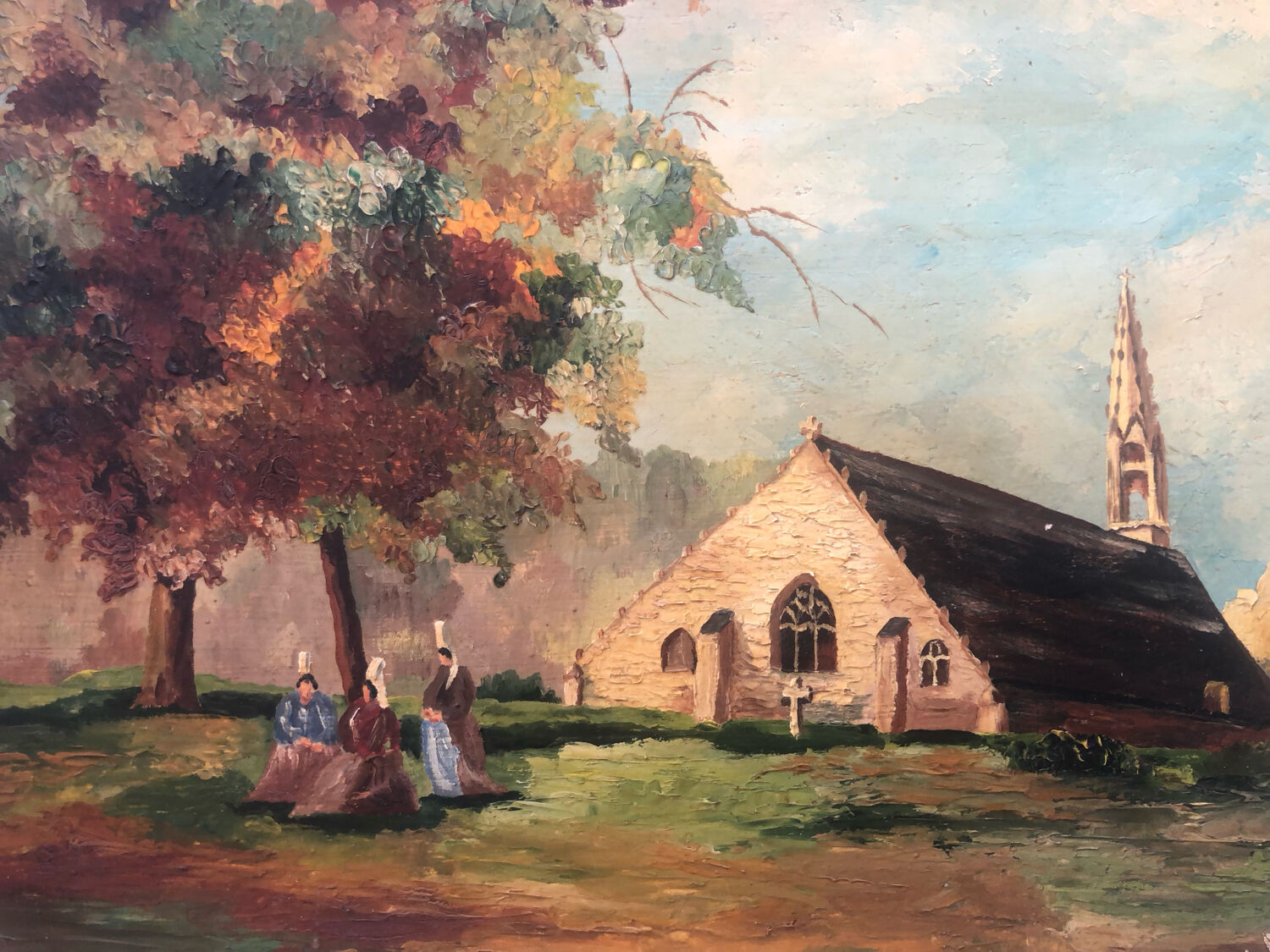 Breton landscape painting