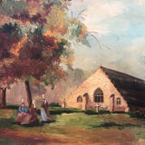 Breton landscape painting