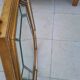 Venetian mirror 70s in wood and brass 69x90cm