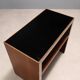 Vintage shelf in mahogany veneer, Italy, 1940s-1950s.