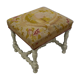 Tabouret en canevas et bois réchampi, goût Louis XIV – Fin XIXe