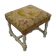 Tabouret en canevas et bois réchampi, goût Louis XIV – Fin XIXe