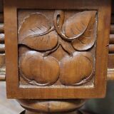 Art Deco period extending table in walnut