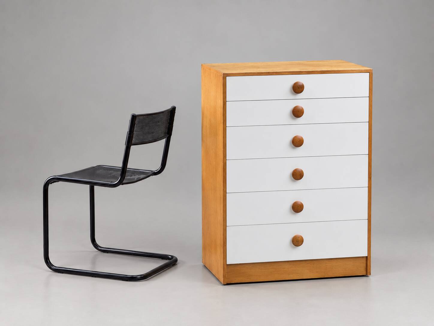 Meuble à 6 tiroirs Midcentury
