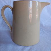 Vanilla color pitcher (half porcelain Badonviller france)