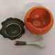 Vintage Barbotine Saucepan/Mustard Pot