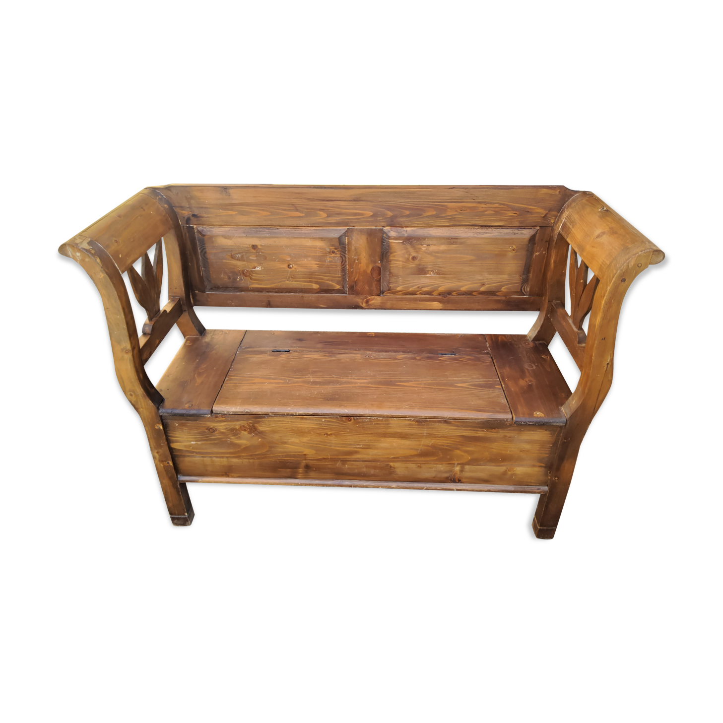 Pine chest bench