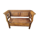 Banc coffre en pin