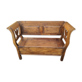 Banc coffre en pin
