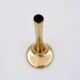 Asymmetrical brutalist flower vase in bronze by Heinz Goll, 1960s.