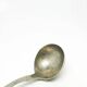Minimalist sauce ladle, silver-plated brass, United Kingdom, early 20th century