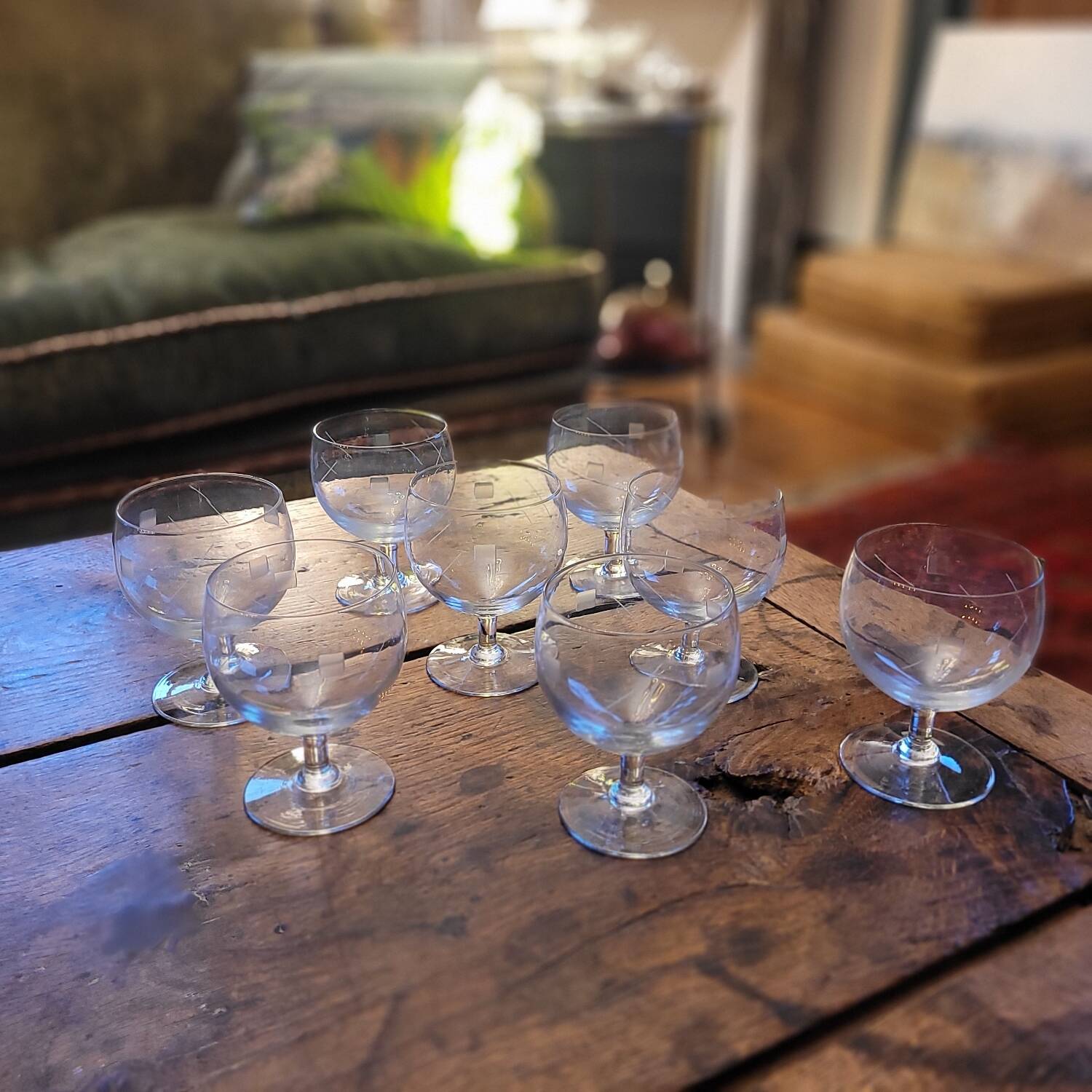 Cut-out balloon glasses — 1960s