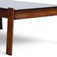 Percival Lafer coffee table in exotic wood and smoked glass – Brazil, 1970