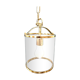 Lustre lanterne laiton