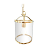 Brass lantern chandelier