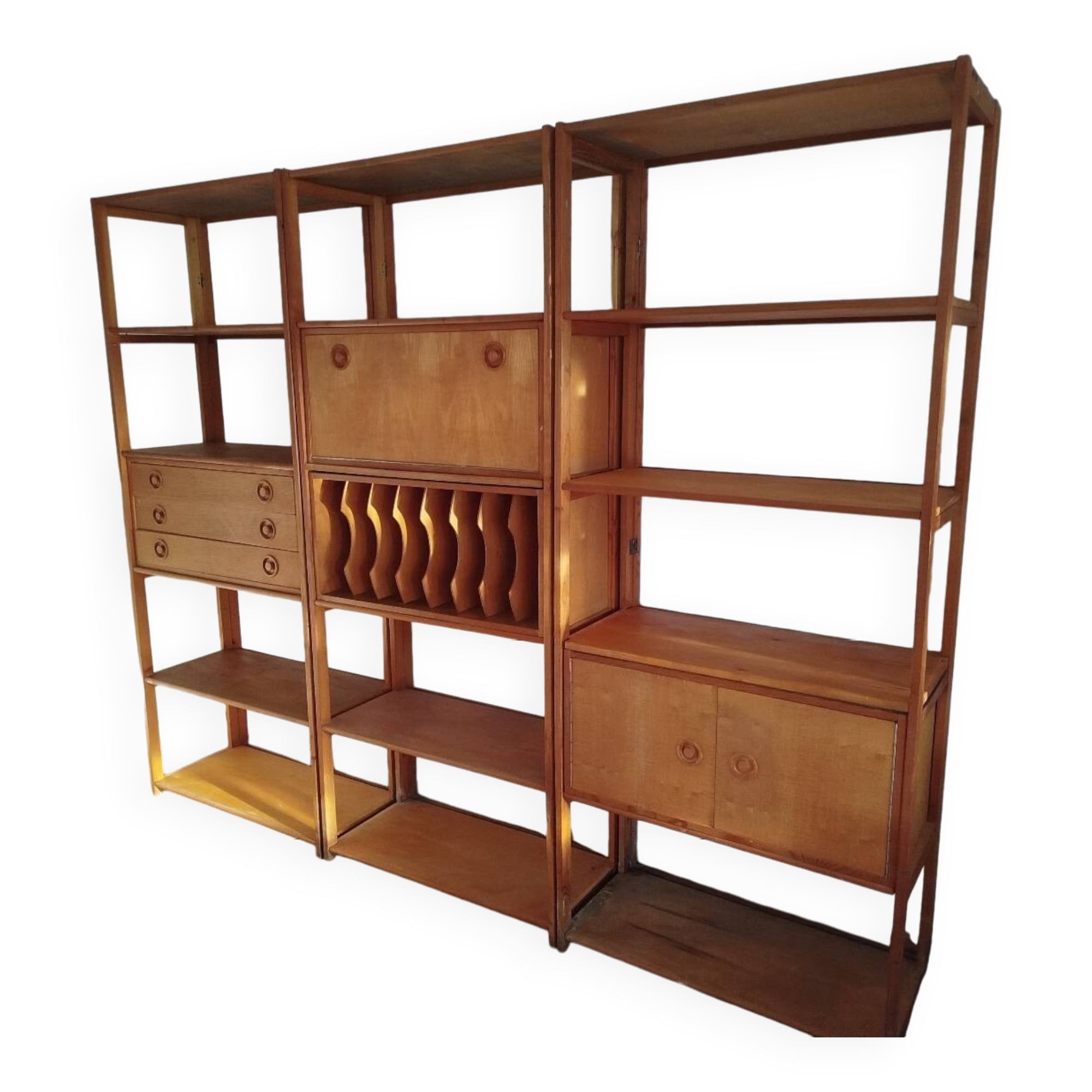 Vintage modular shelf, 1970s