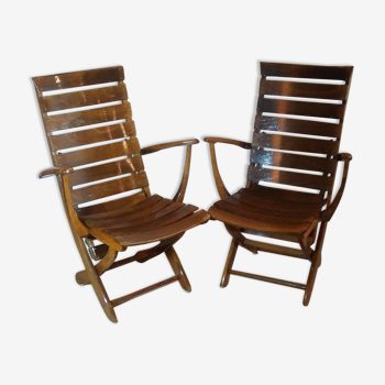 Paire de fauteuils de la marque Triconfort, années 70