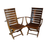 Pair of chairs from the brand Triconfort, 70s