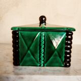 Art deco earthenware box